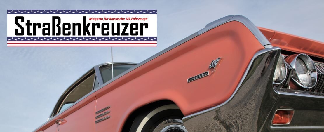 Straßenkreuzer Straßenkreuzer Straßenkreuzer-Magazin Road Runner Century FordF100 Montclair Heckflossen Flossy Chrysler DeSoto Buick Ford GM Chevrolet Mercury Lincoln Dodge Plymouth Jeep Oldsmobile Pontiac Cadillac AME Imperial Gremlin
